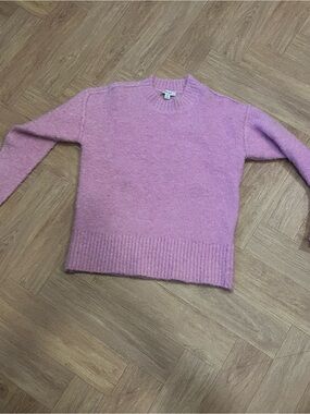 On 34th Womens Cotton Blend Pink Soft Crewneck Sweater, Size XXS NWT